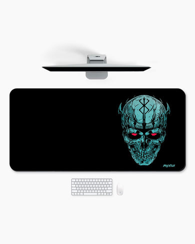 CrimsonEyed Skull Desk Mat