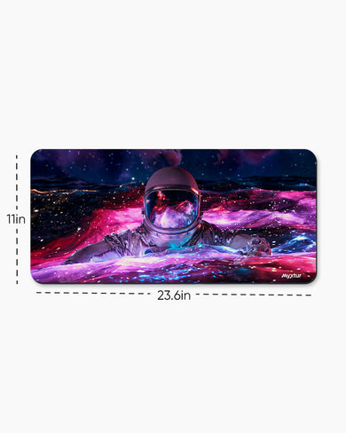 Galactic Swimmer Desk Mat