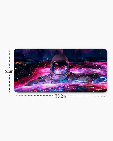 Galactic Swimmer Desk Mat