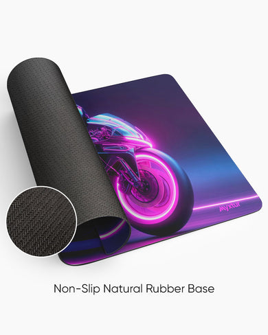 Neon Racer Desk Mat