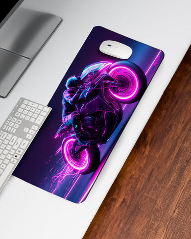 Neon Racer Desk Mat