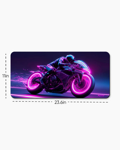 Neon Racer Desk Mat