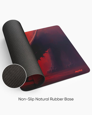 Red Horizon Dragon Rider Desk Mat