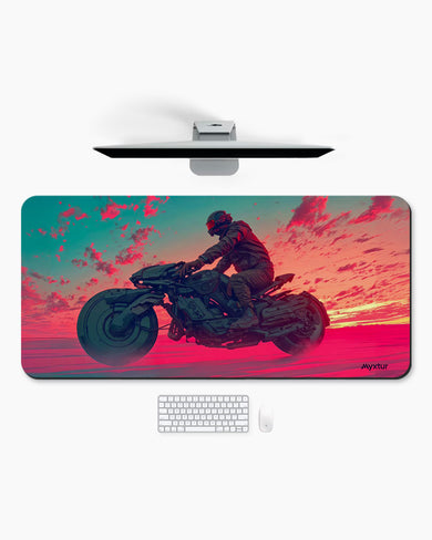 Rider of the Purple Realm Desk Mat