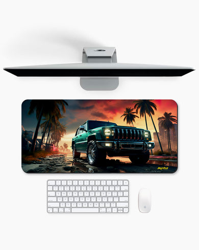 Rugged Roadside Adventure Desk Mat