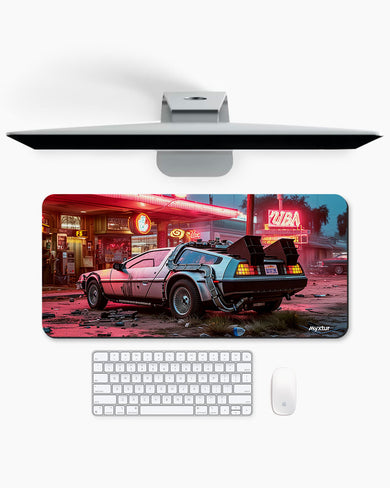 Vintage SciFi Cruiser Desk Mat