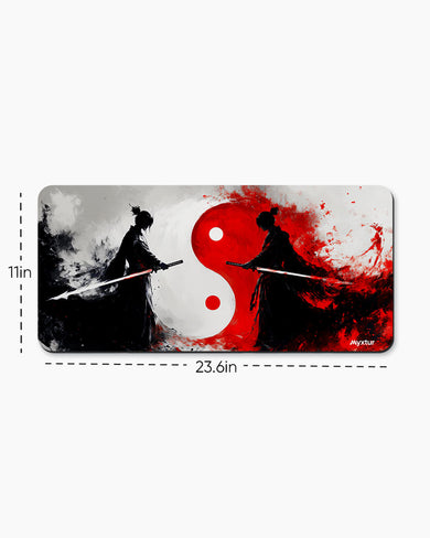 Yin Yang SamuraiClash Desk Mat