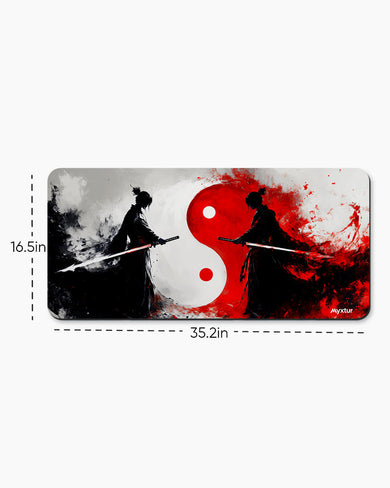 Yin Yang SamuraiClash Desk Mat