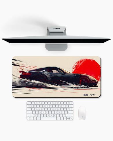 Blaze on Wheels [BREATHE] Desk Mat