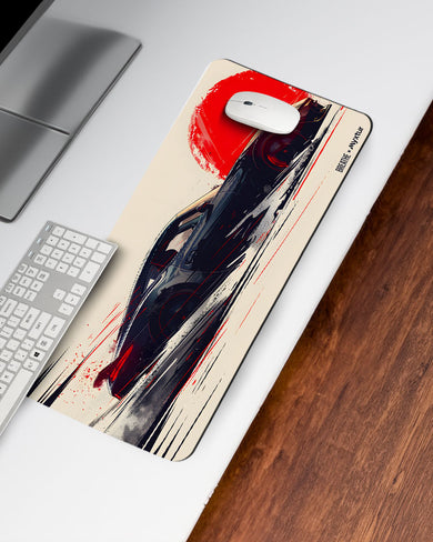 Blaze on Wheels [BREATHE] Desk Mat