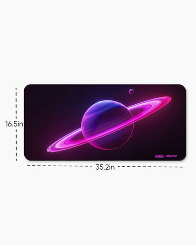 Luminous Planetarium [BREATHE] Desk Mat