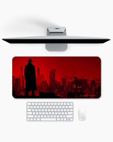 Midnight Guardian [BREATHE] Desk Mat