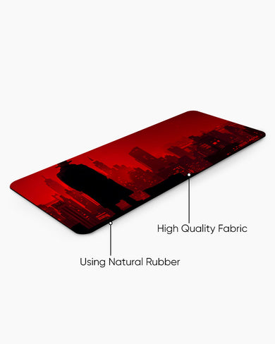 Midnight Guardian [BREATHE] Desk Mat