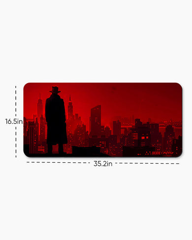 Midnight Guardian [BREATHE] Desk Mat