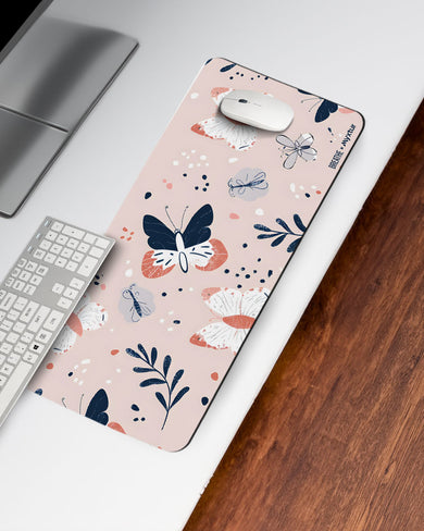 Pastel Flutter [BREATHE] Desk Mat