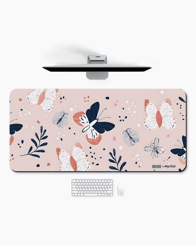 Pastel Flutter [BREATHE] Desk Mat
