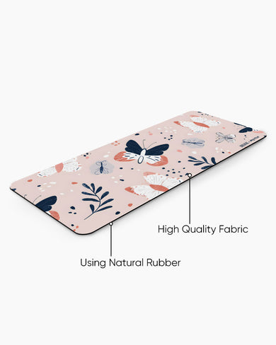 Pastel Flutter [BREATHE] Desk Mat
