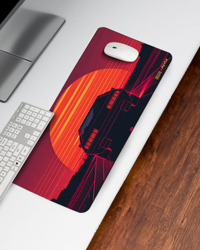 Sunset Racer [BREATHE] Desk Mat