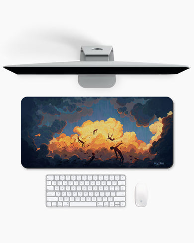 Drift-Into-Dawn Desk Mat