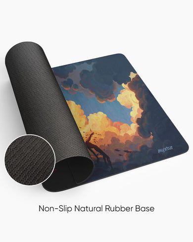 Drift-Into-Dawn Desk Mat