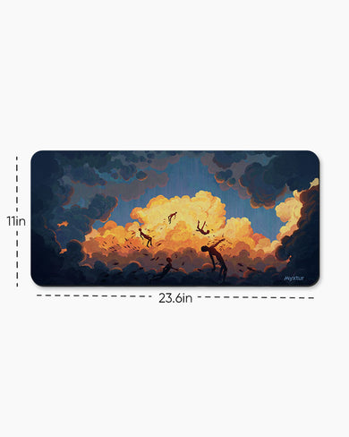 Drift-Into-Dawn Desk Mat