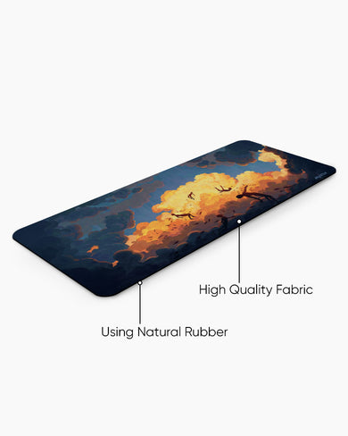Drift-Into-Dawn Desk Mat