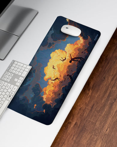 Drift-Into-Dawn Desk Mat
