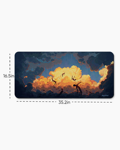Drift-Into-Dawn Desk Mat