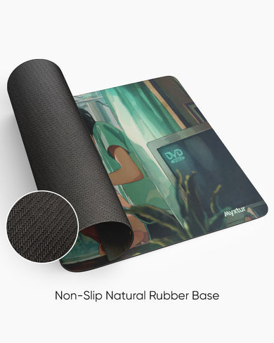 Lazy-Summer-Pixel-Days Desk Mat