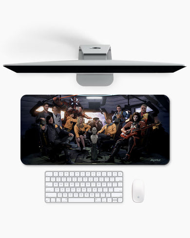 The-Crew-Assembles Desk Mat
