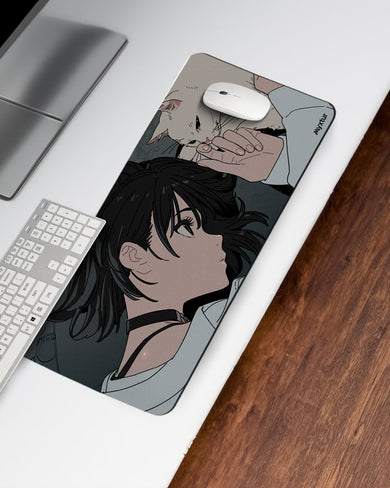 Quiet-Circuit Desk Mat