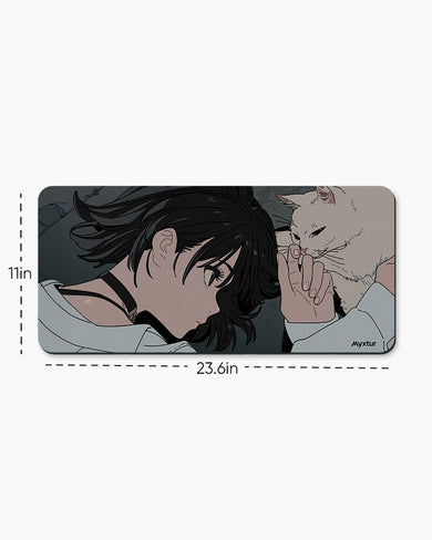 Quiet-Circuit Desk Mat