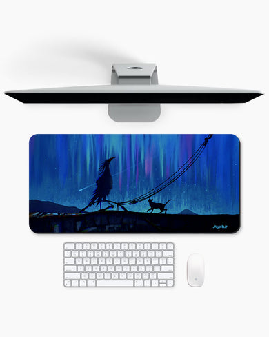 Starlit-Crossing Desk Mat