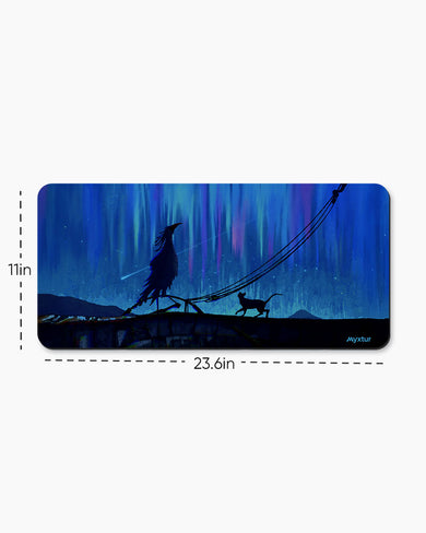 Starlit-Crossing Desk Mat