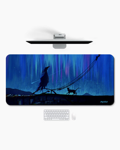 Starlit-Crossing Desk Mat