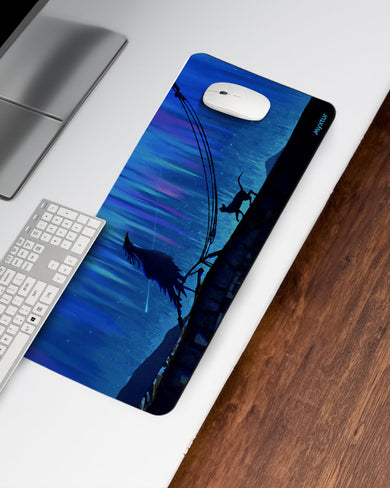 Starlit-Crossing Desk Mat