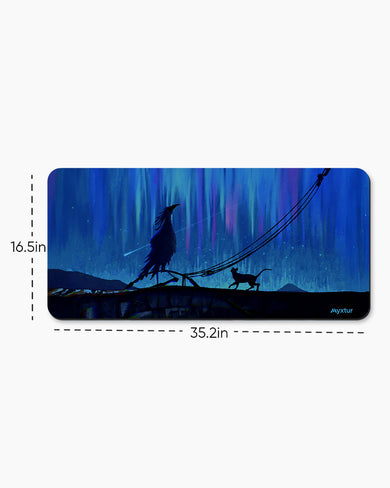 Starlit-Crossing Desk Mat