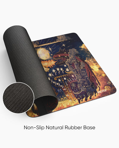 Myths-of-the-Flame Desk Mat