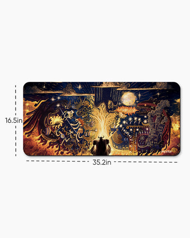 Myths-of-the-Flame Desk Mat