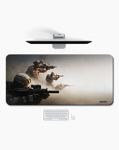 Desert-Ambush Desk Mat
