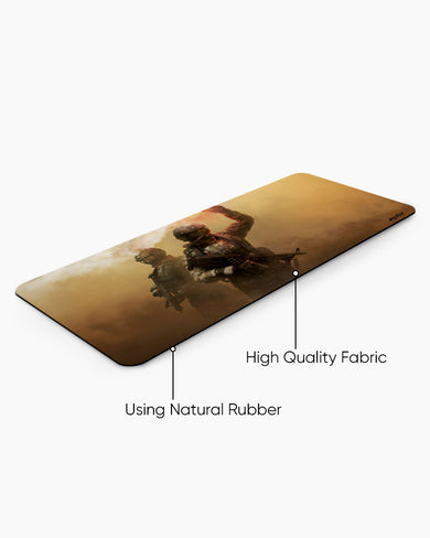 Signal-Flare Desk Mat