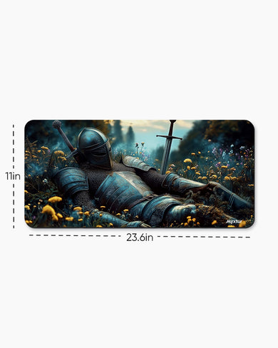 The-Resting-Knight Desk Mat