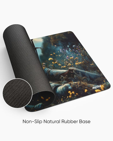 The-Resting-Knight Desk Mat