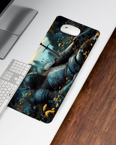 The-Resting-Knight Desk Mat
