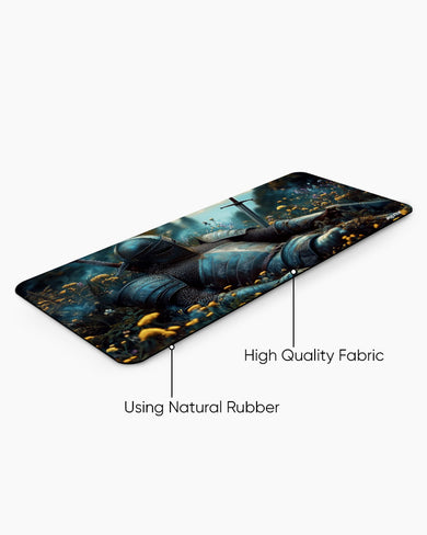 The-Resting-Knight Desk Mat