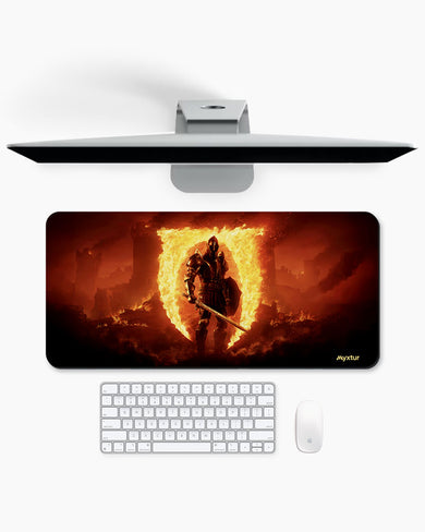 Flamebound-Sentinel Desk Mat