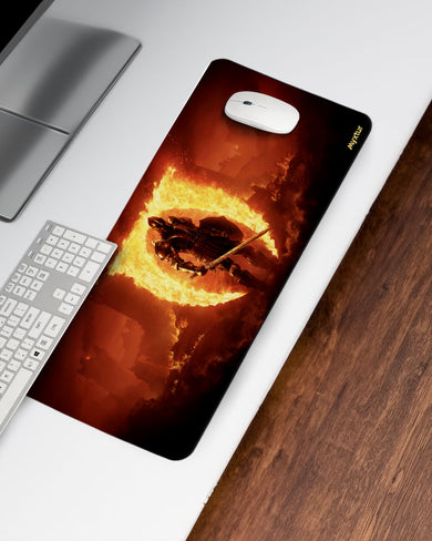 Flamebound-Sentinel Desk Mat
