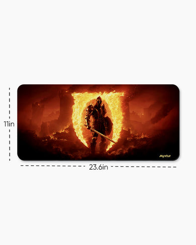 Flamebound-Sentinel Desk Mat
