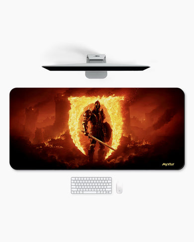 Flamebound-Sentinel Desk Mat
