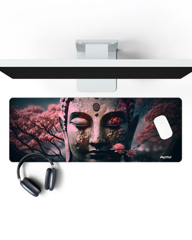 Buddha in Progress Panaroma Desk Mat